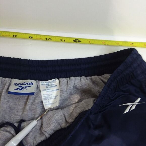 Vintage 90's Reebok Track Suit‎ Jacket Pants Set Windbreaker Blue Men's Sz XL - Picture 12 of 15